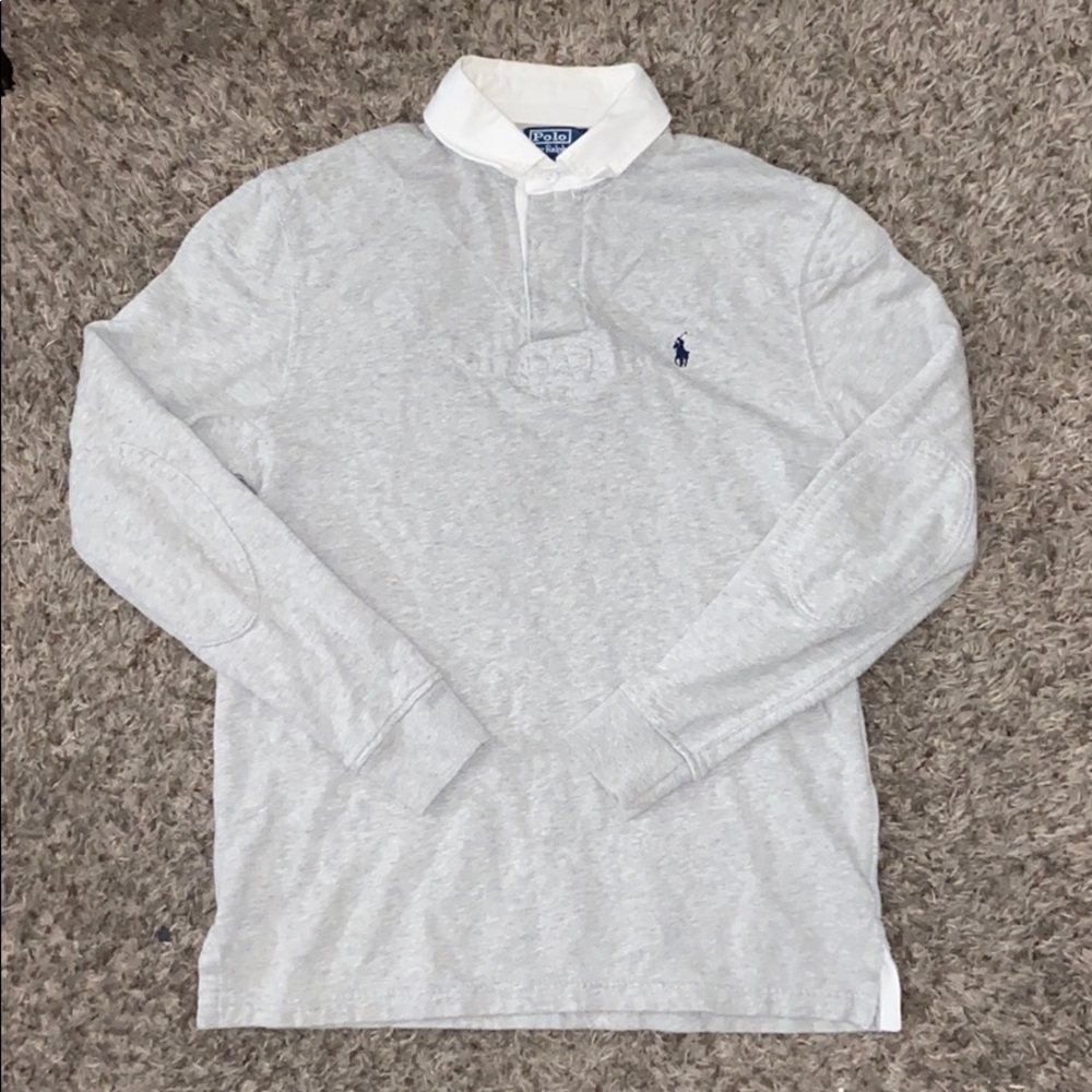 Polo by Ralph Crewneck/long sleeve collar sweater